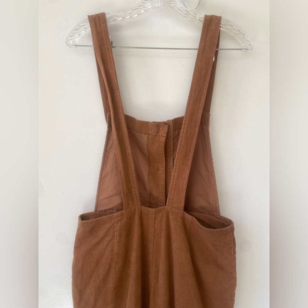 Brown Corduroy Button From Patch Pocket Overalls … - image 4